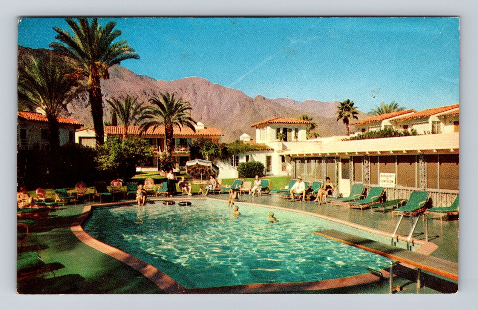 Palm Springs CA-California, Ambassador Hotel Advertising Vintage Postcard