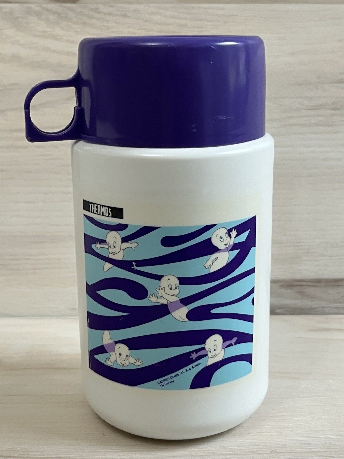 VTG 1995 Casper The Friendly Ghost Thermos Purple