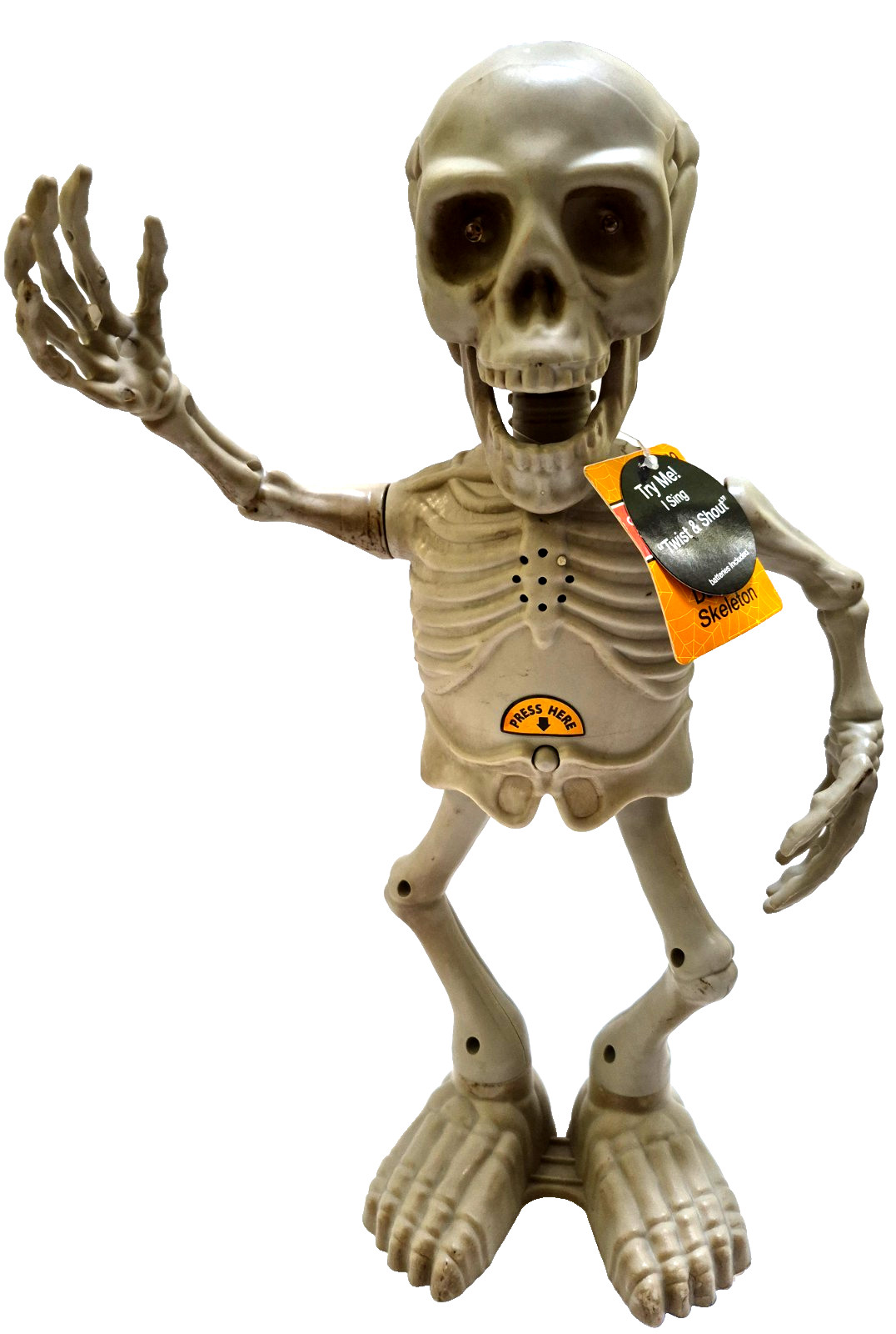 Halloween Animated Dancing Skeleton Twist & Shoiut 15.5\