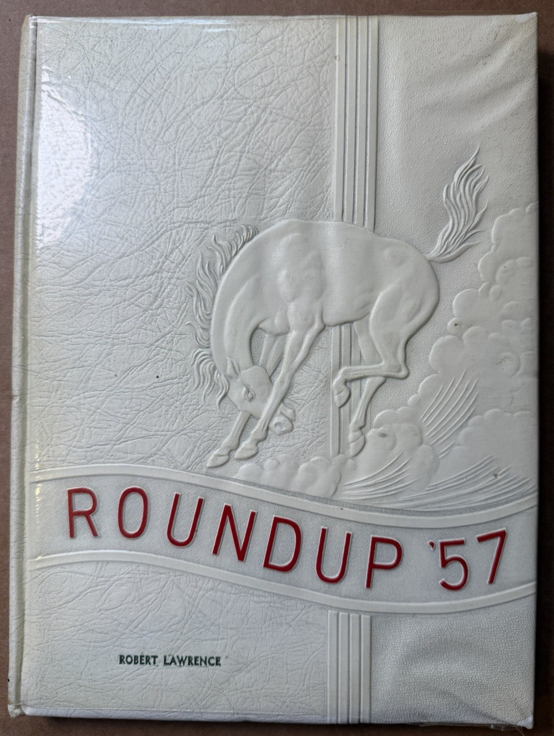 Vintage 1957 Abraham Lincoln High School Round-Up Yearbook San Francisco CA