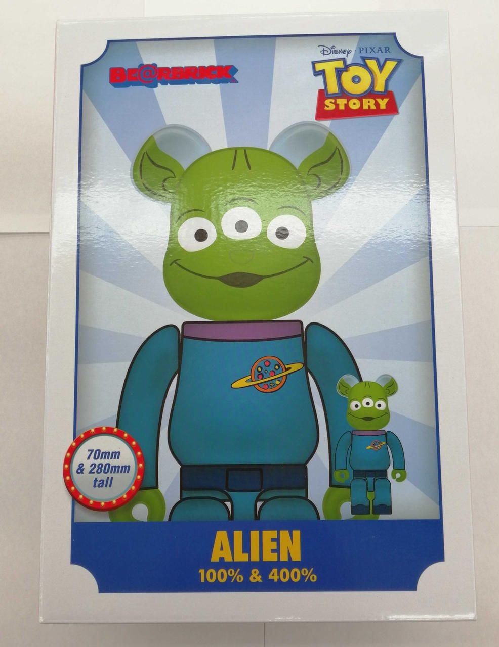 MEDI COM TOY Bearbrick Alien Used