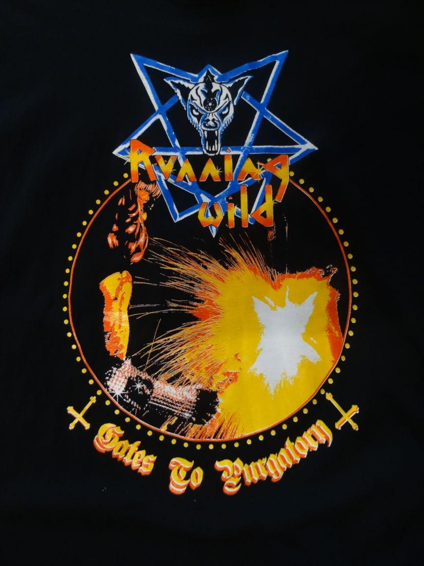 Running Wild Black T-Shirt Cotton Full Size Unisex S-5XL