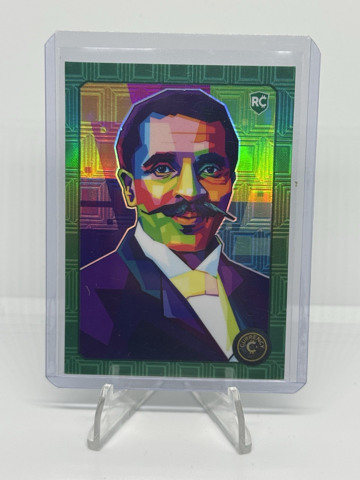 2024 Cardsmiths Currency George Washington Carver RC #34 emerald gemstone /99