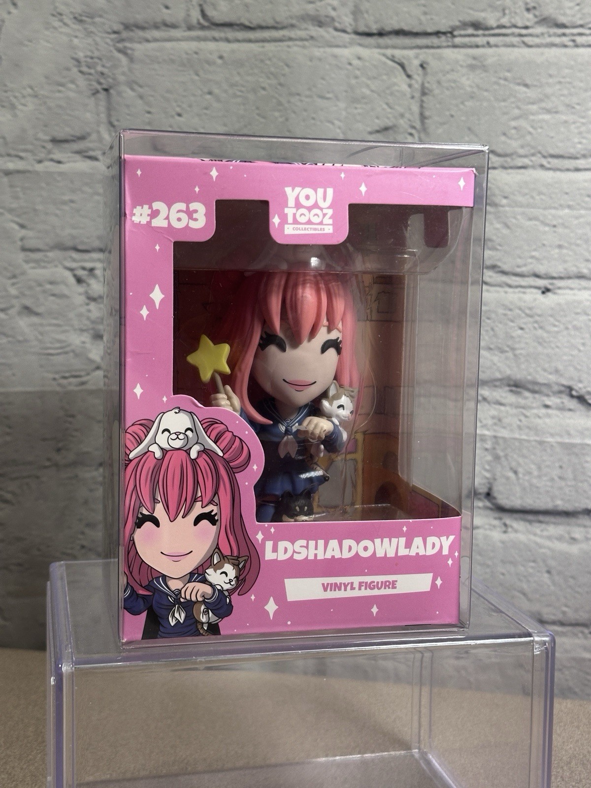RARE YouTooz LDShadowLady #263 YouTube Vinyl Collectible No Sleeve DAMAGED BOX