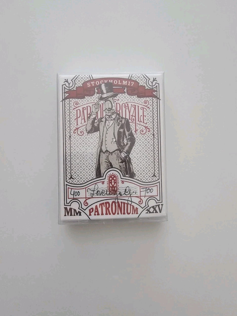 Stockholm17 Parlour Royale Patronium Playing Cards - 400/700