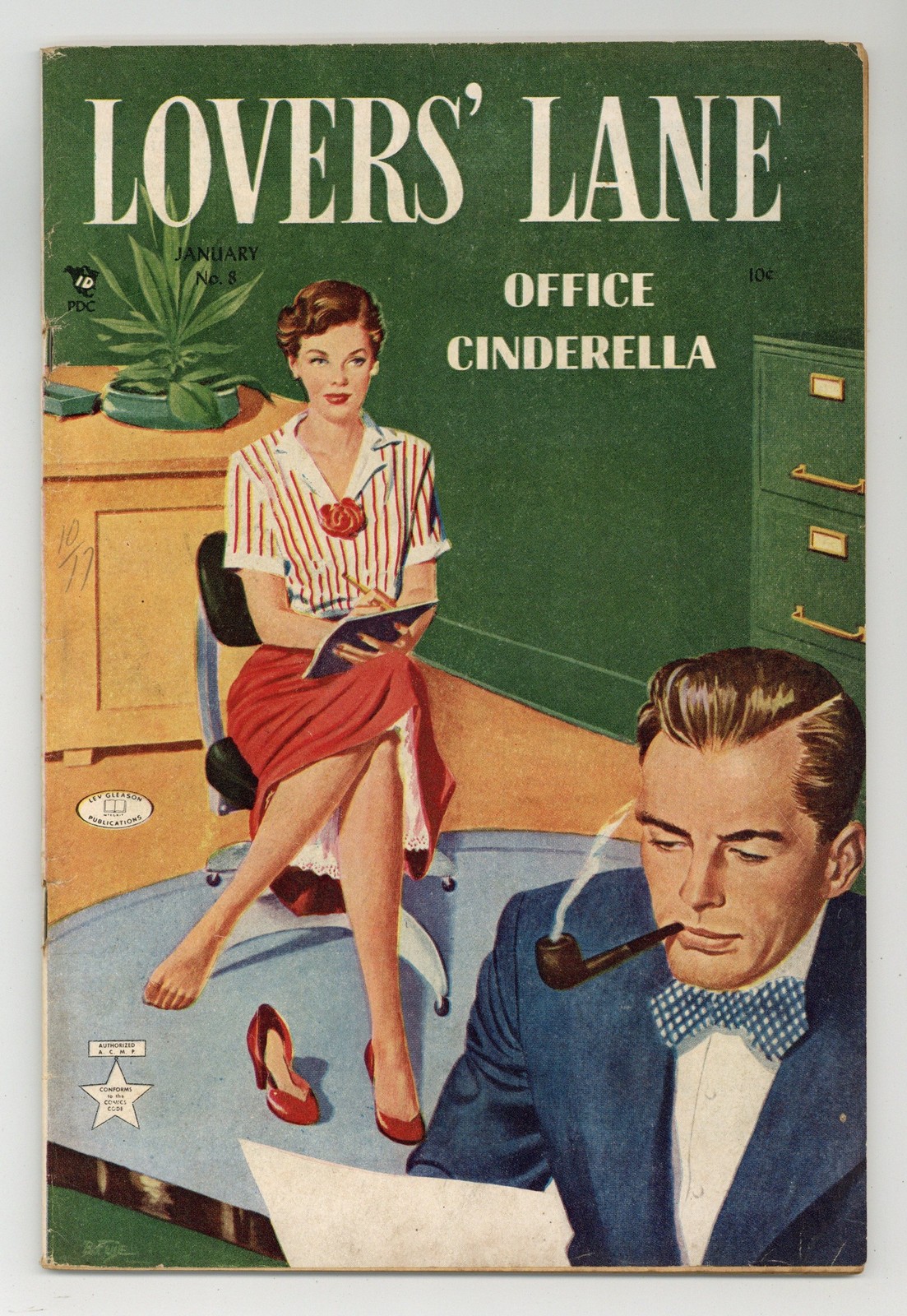 Lovers\' Lane #8 VG- 3.5 1950