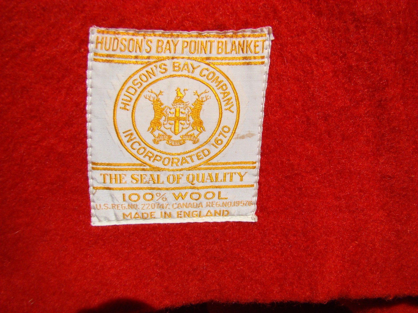 Hudson Bay 4 Point Wool Blanket