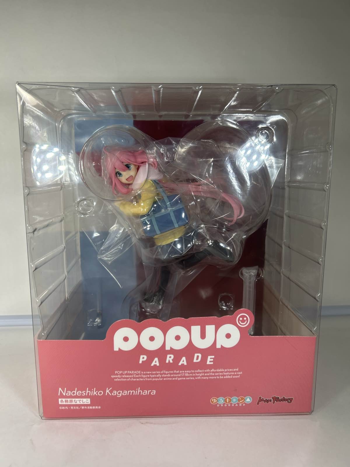 POP UP PARADE Laid-Back Camp Nadeshiko Kagamihara Max Factory Figure PVC - NEW
