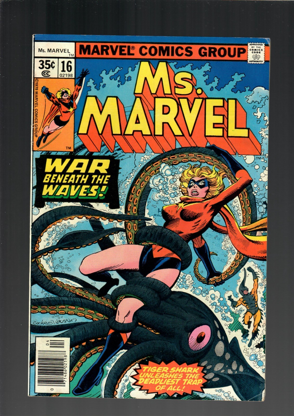 Ms. Marvel #16 FN/VF NEWSSTAND 1st Cameo Mystiquie Marvel Comics Bronze Age 1978