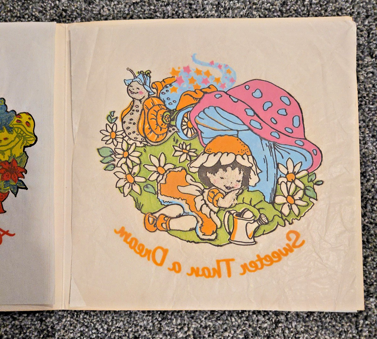 1983 Vintage Avon Little Blossom and Friends Iron-On Transfers, Lily and Daisy