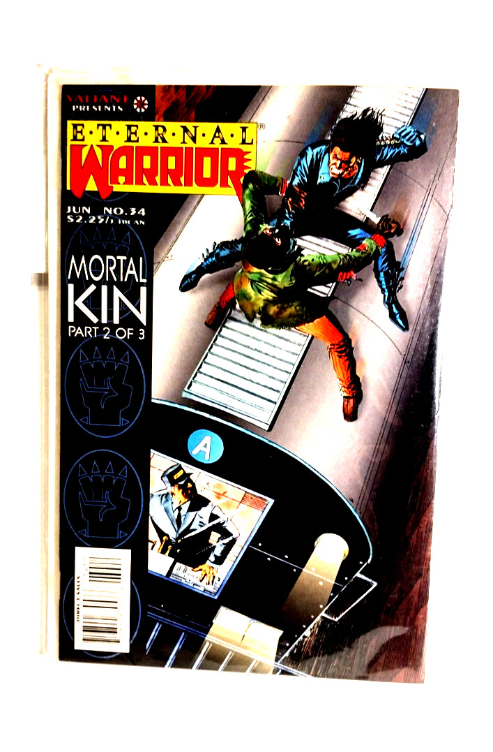 Eternal Warrior #34 Valiant June 1995 Comic Book Eternal Warrior #34 Valiant June 1995 Comic Book