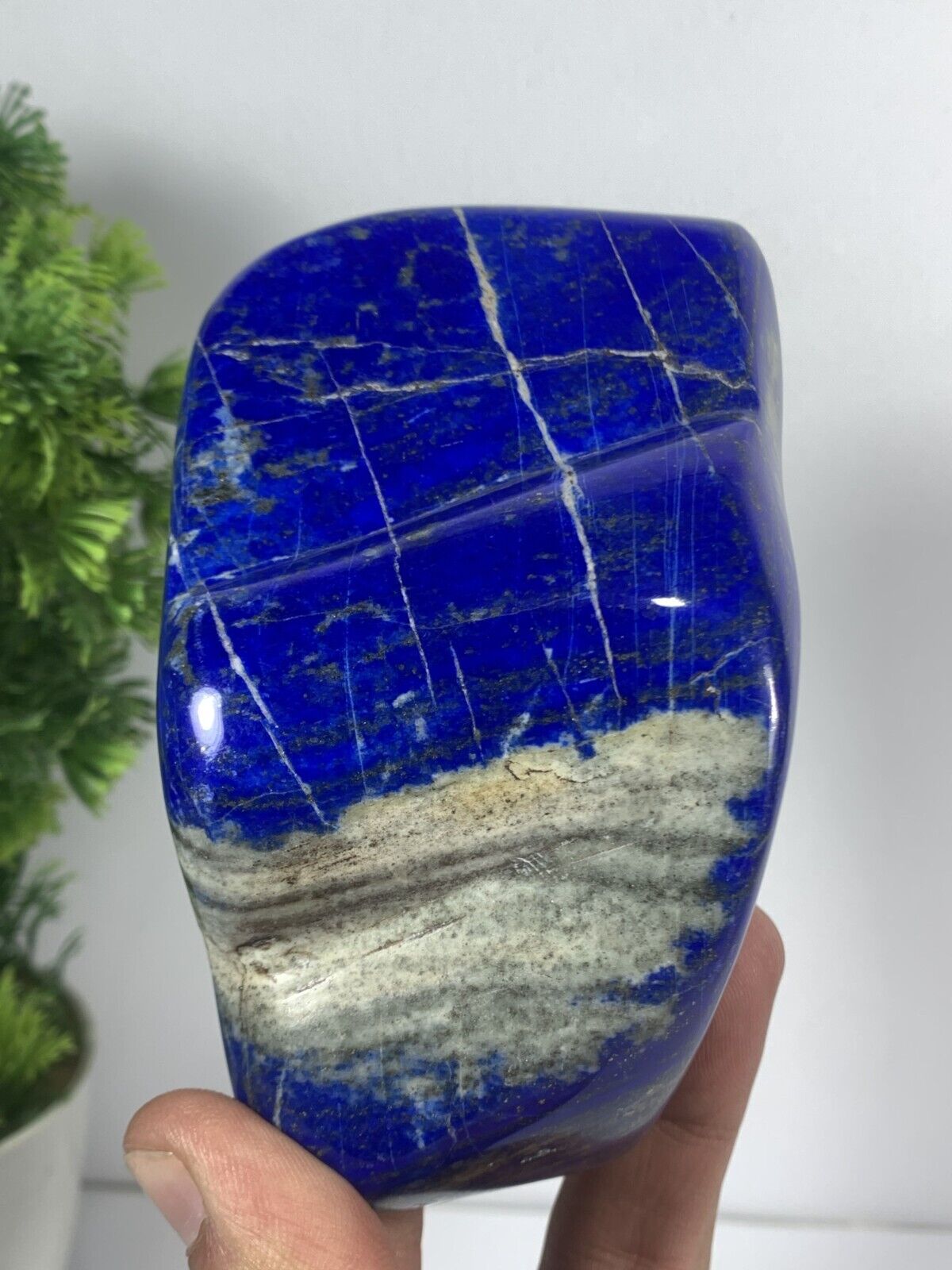 574Gram Lapis Lazuli Freeform Rough Tumbled Polished AAA+ Grade From Afghanistan
