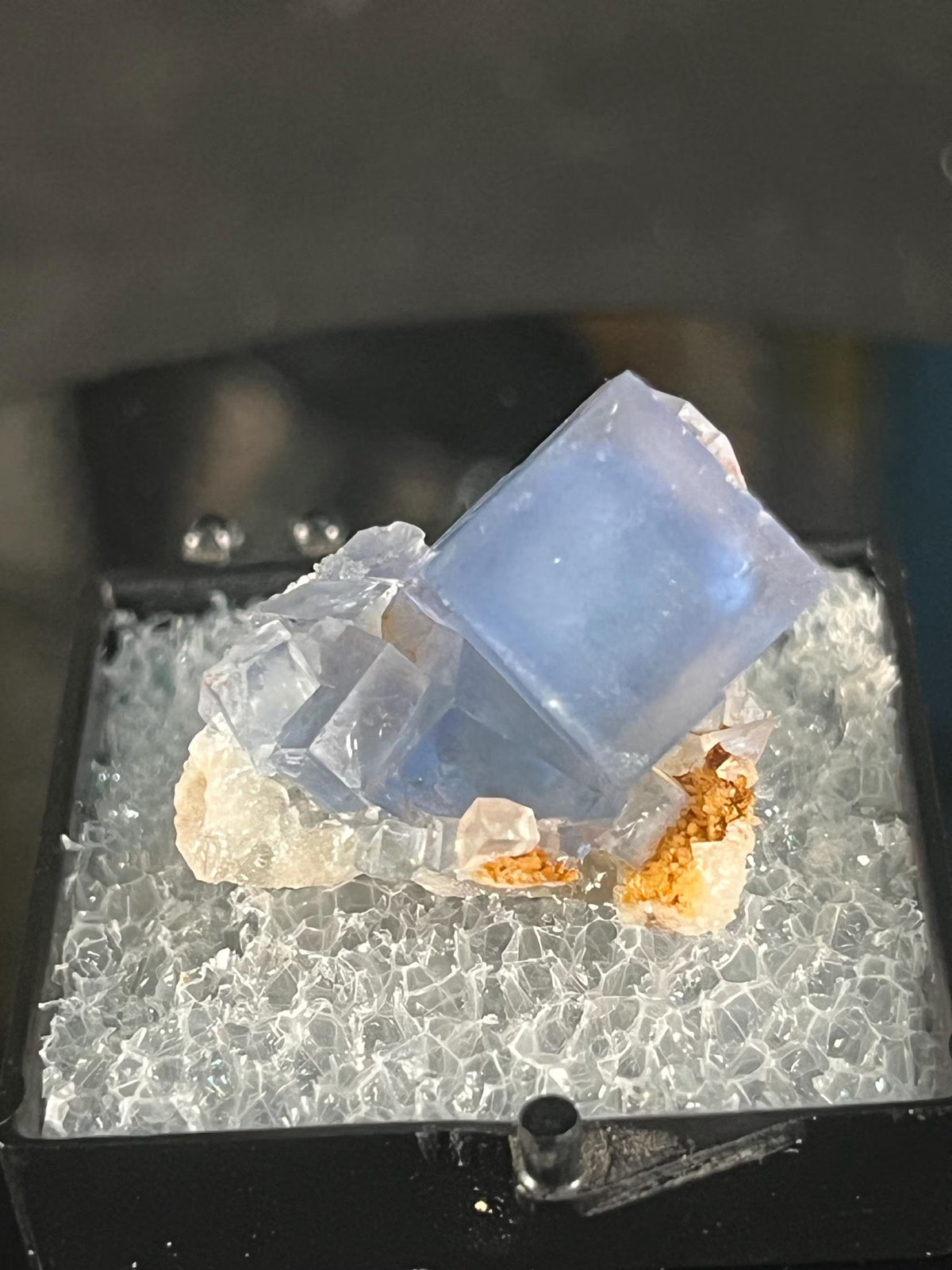 Blue Fluorite thumbnail mineral specimen Blanchard Mine, Bingham, New Mexico