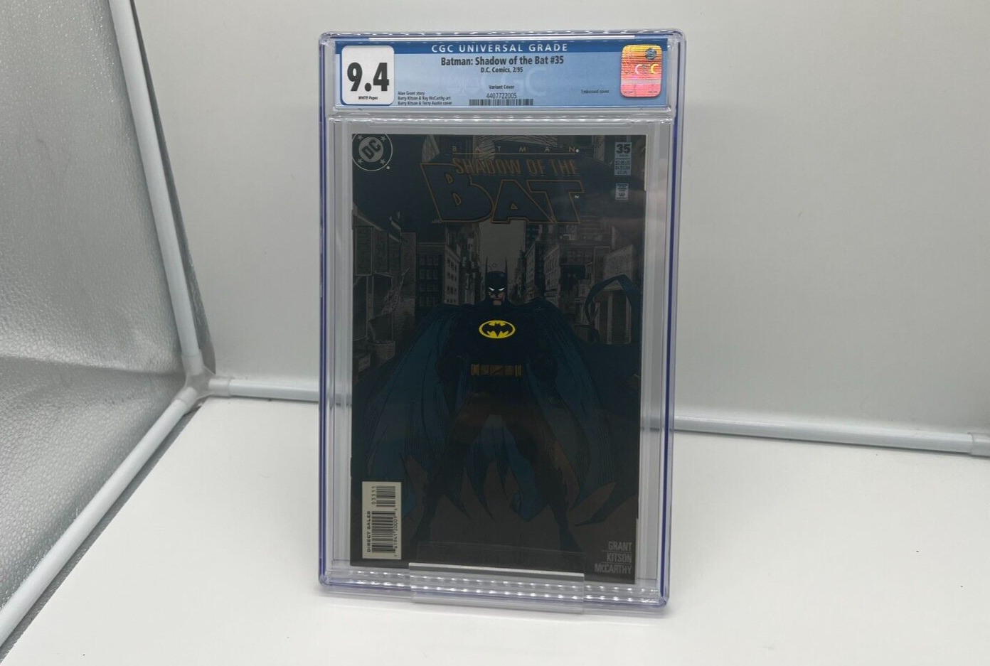 Batman Shadow of the Bat #35 CGC 9.4 Variant Embossed Cover DC 1995