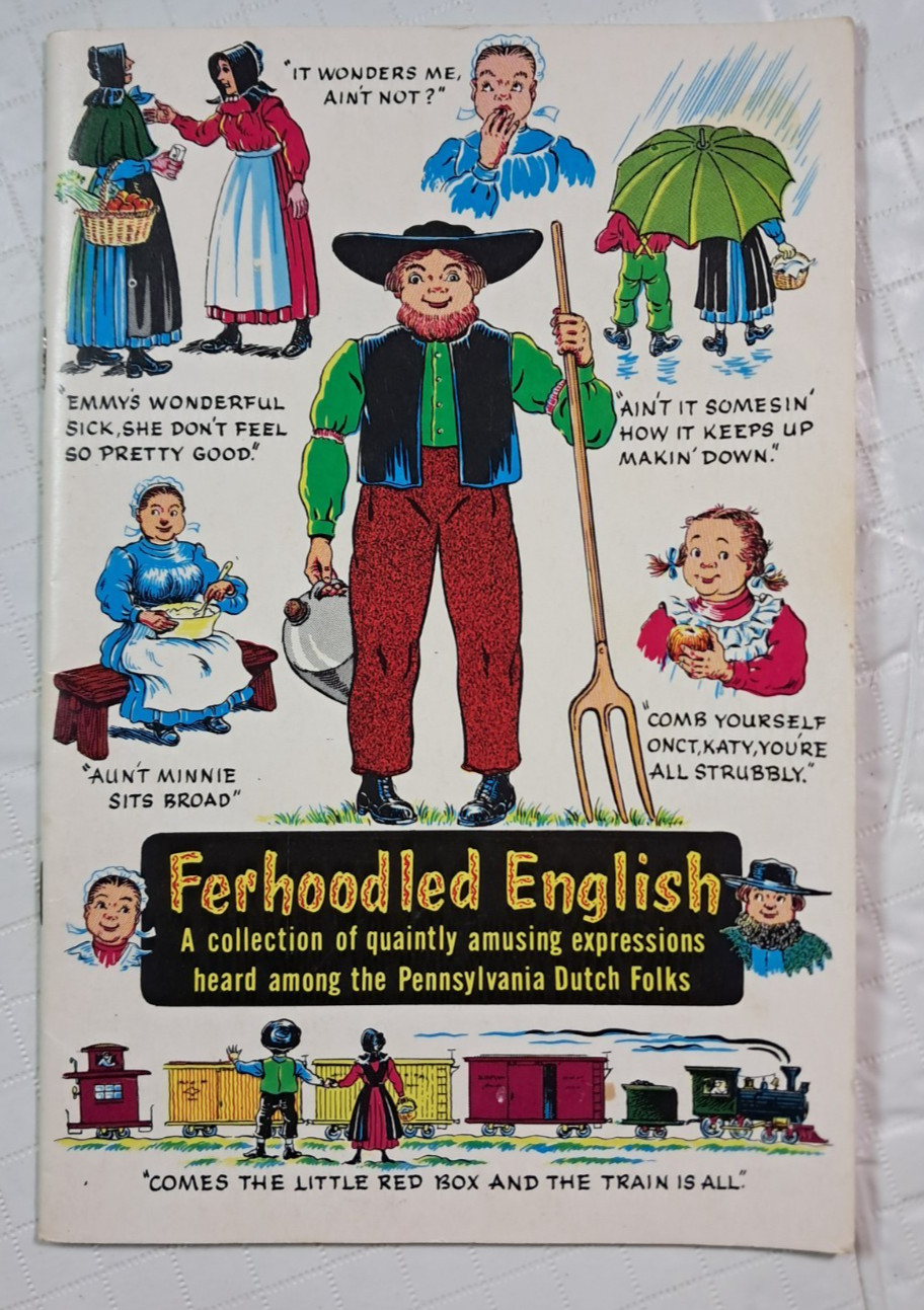 VTG Ferhoodled English Pennsylvania Dutch Amish Country Dialect Guide Brochure
