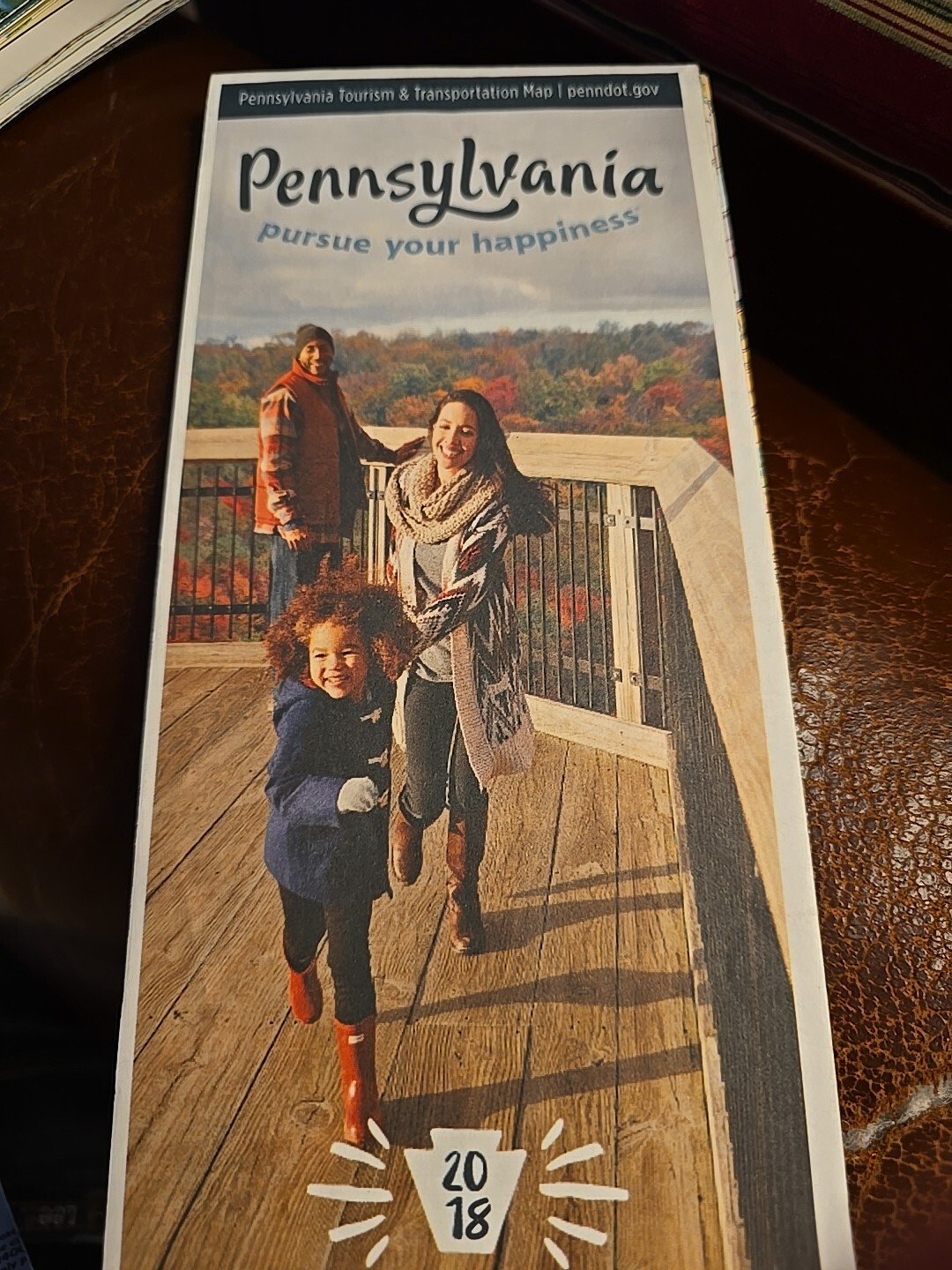 2018 PENNSYLVANIA TOURISM AND TRANSPORTATION MAP 