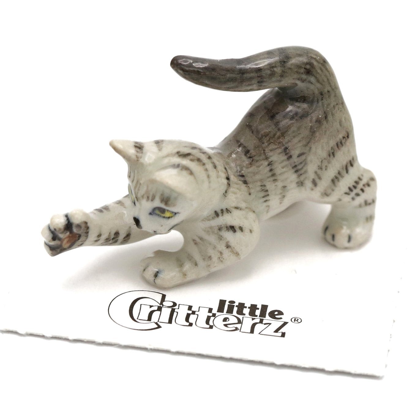 Little Critterz Cat - Grey Tabby Kitten