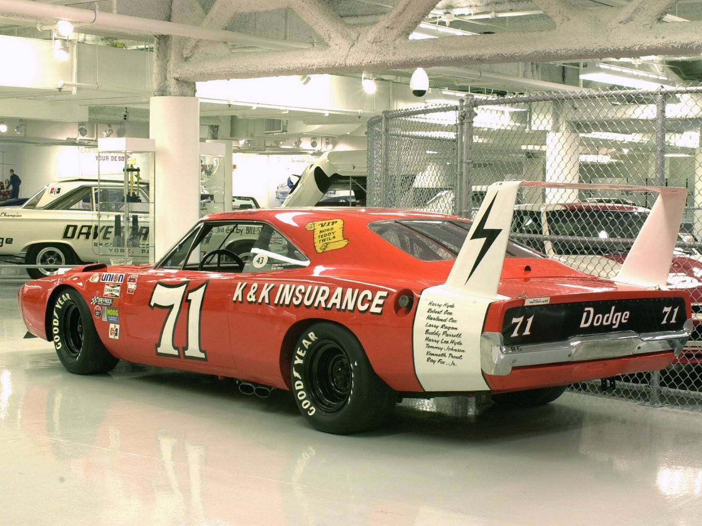 Cars 1969 dodge charger daytona nascar race racing Art Print Poster 11x17
