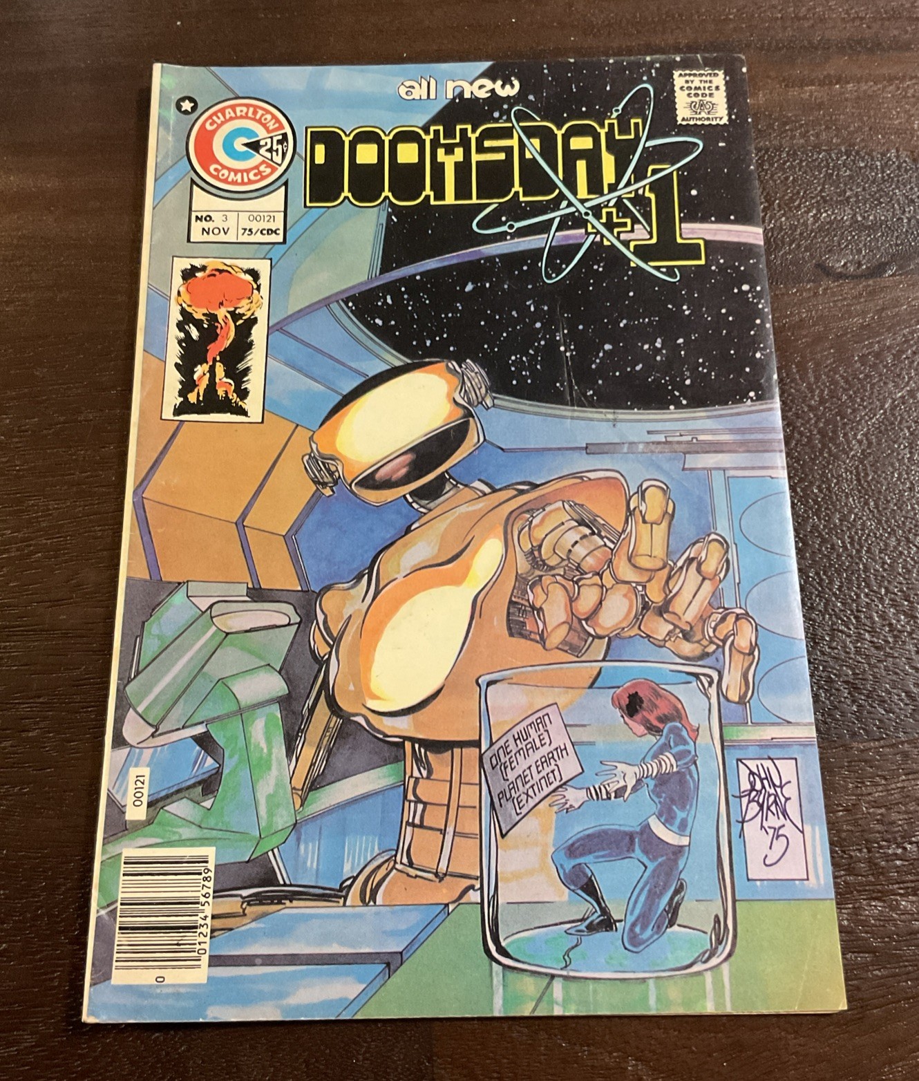 Vintage “Doomsday +1 “#3 FINE Condition Charlton Comics 1975 Early John Byrne