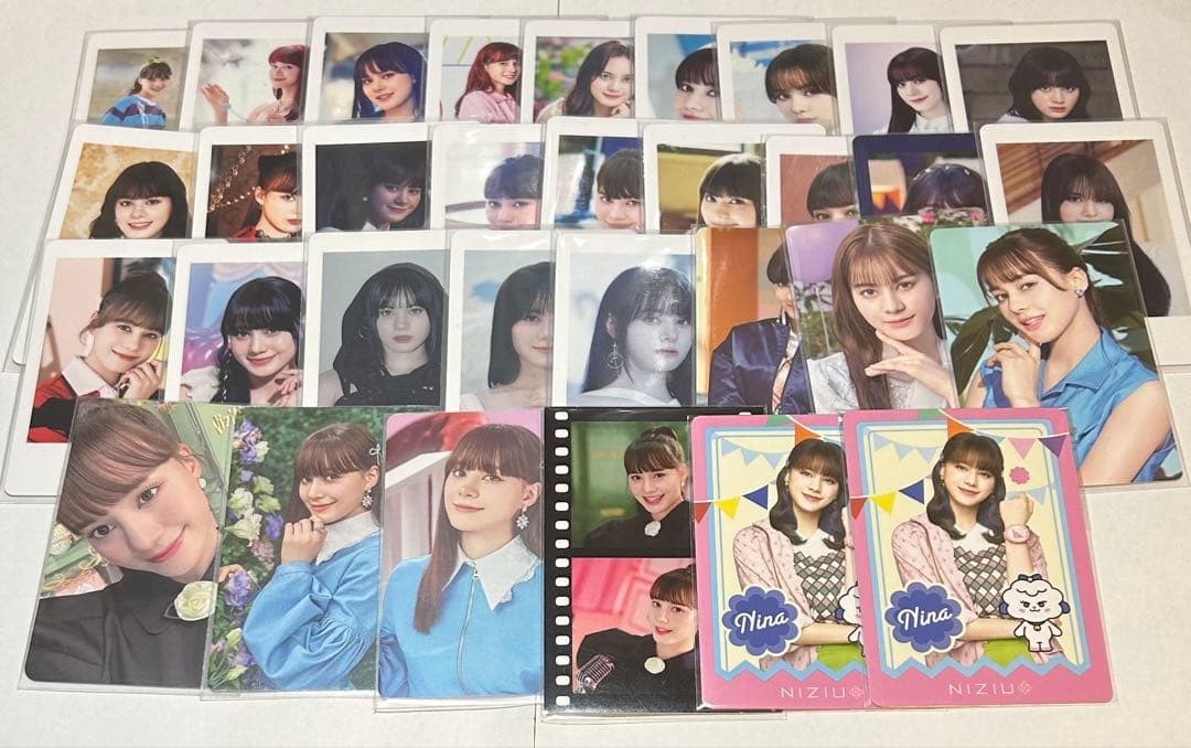 NiziU Nina Trading Card Set 28枚 Bulk Sale, K-pop Collectible