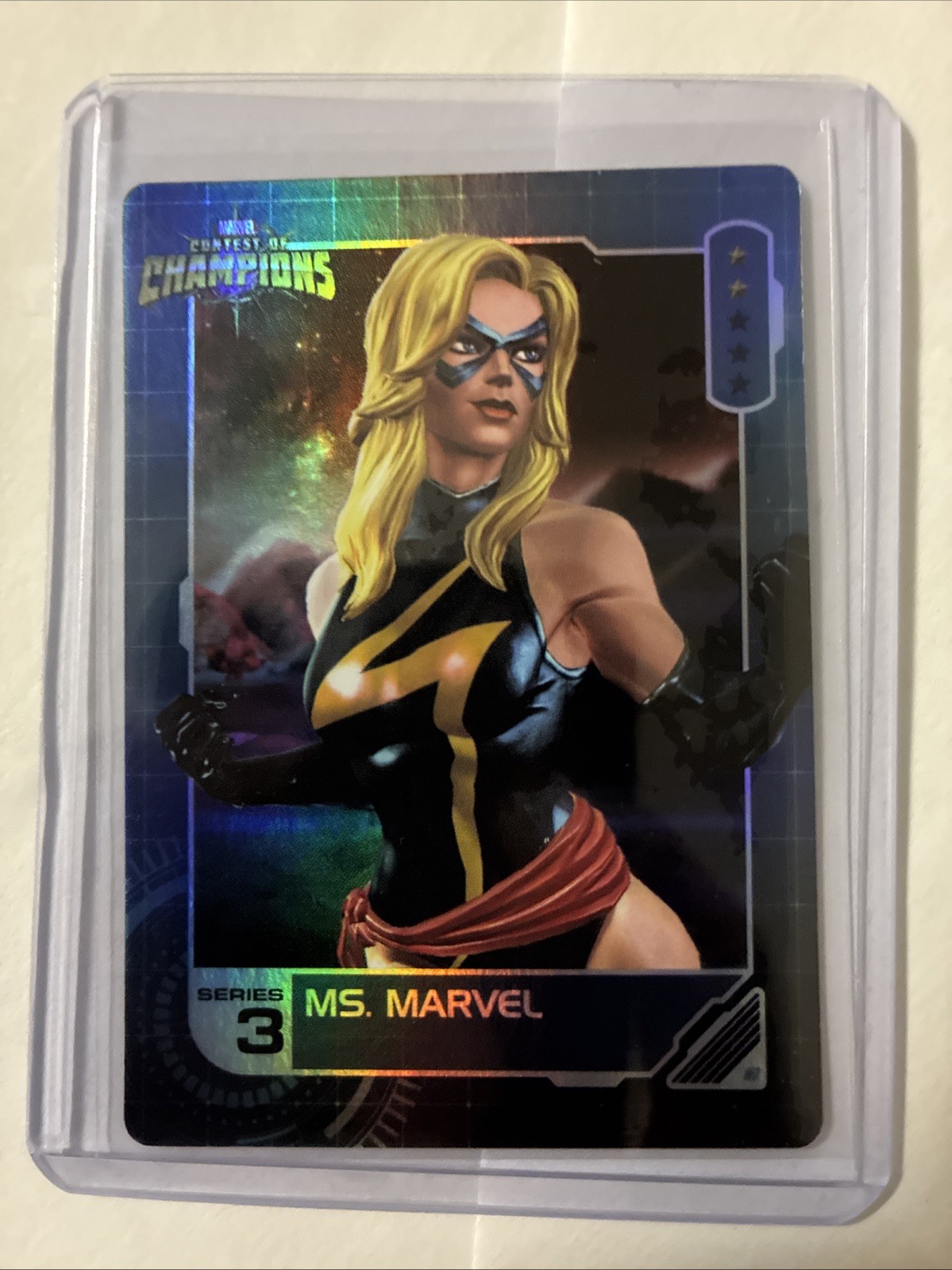 MARVEL CONTEST OF CHAMPIONS ARCADE CARDS SERIES 3 FOIL MINT #112 MS MARVEL