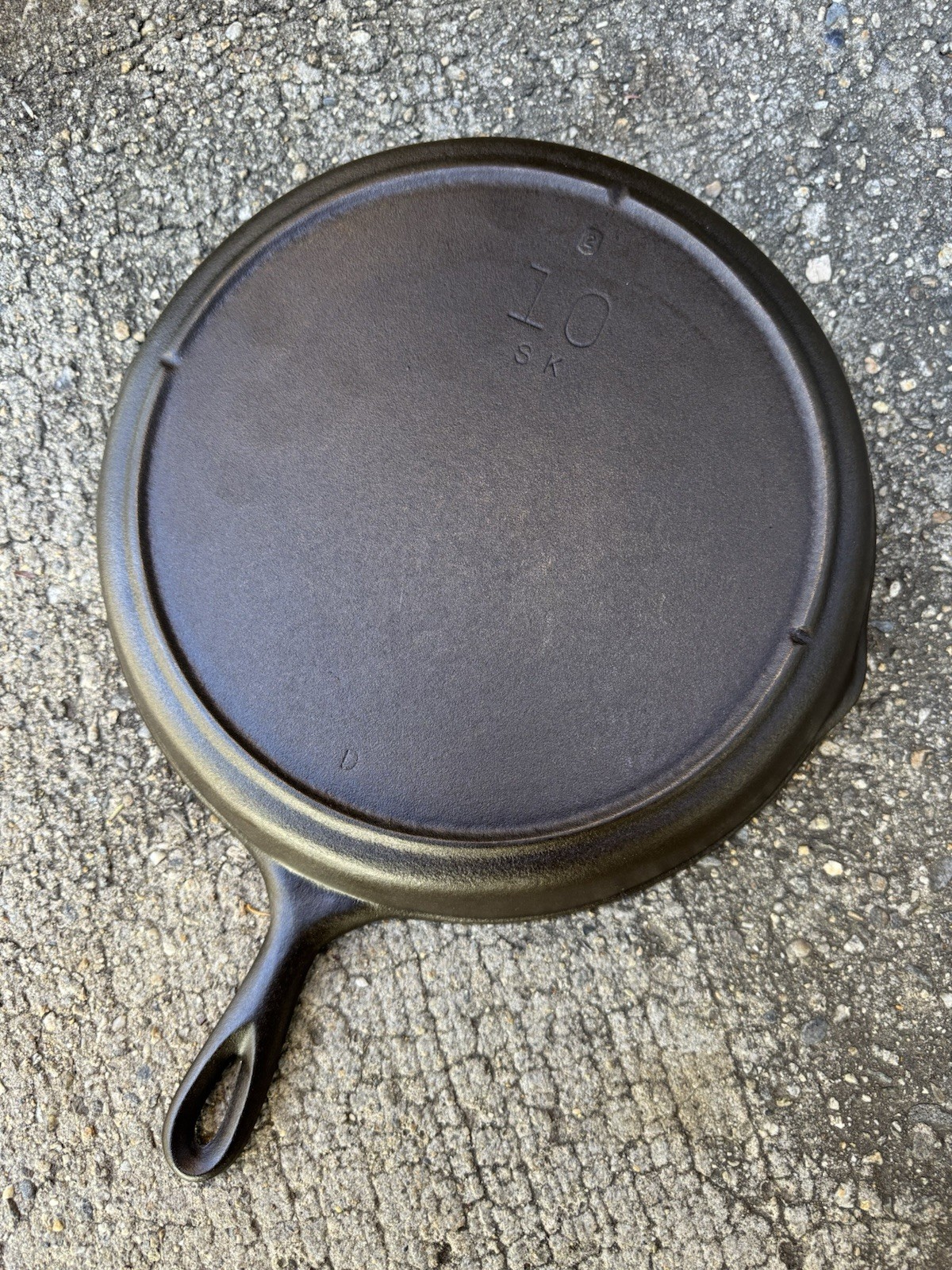 Gorgeous Lodge 3-Notch Vintage No. 10 Cast Iron Skillet #10 RESTORED 