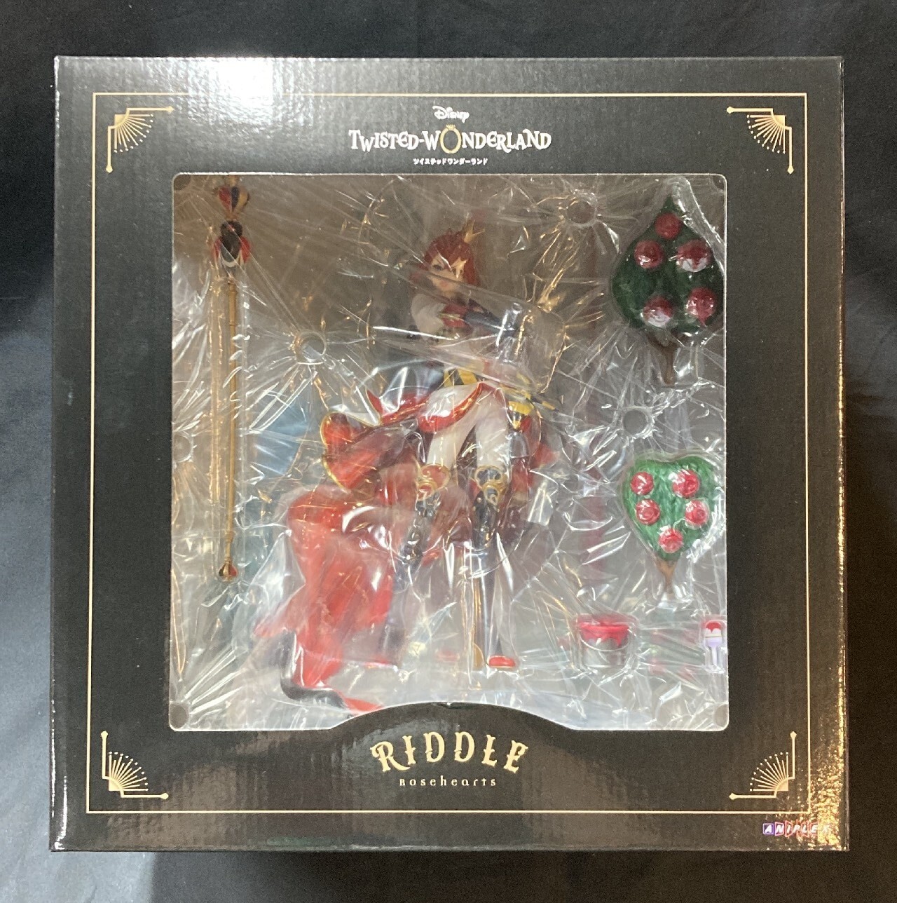 Twisted Wonderland Riddle Rosehearts 1/8 Scale Aniplex Figure Disney Used JAPAN
