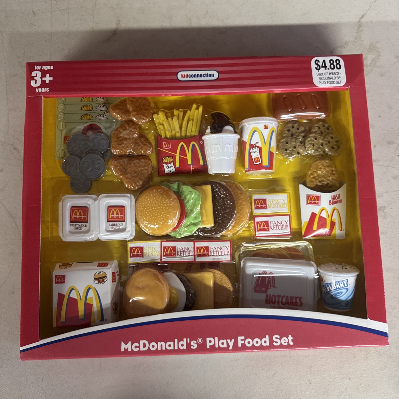 Mcdonald’s Play Food Set Vintage Factory Seal