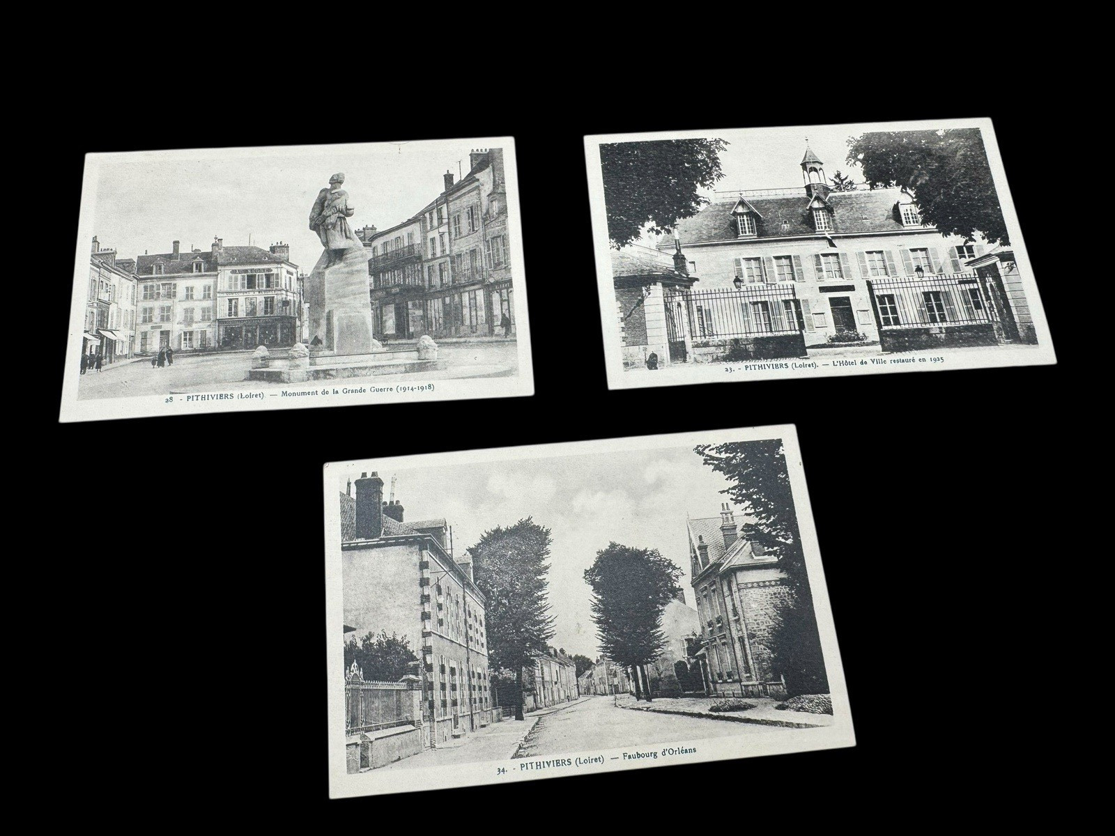 Antique Postcard Lot Great War France Pithiviers Unposted Europe Architecture