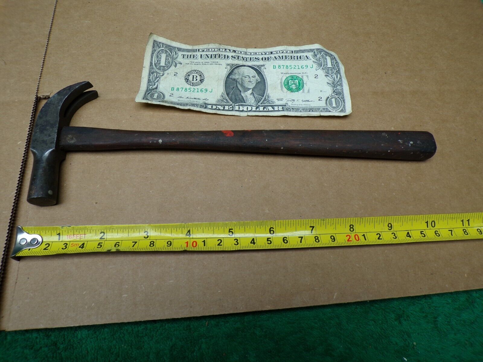 19th C. Antique Cobblers Small Claw Tack Hammer The Atha Tool Co