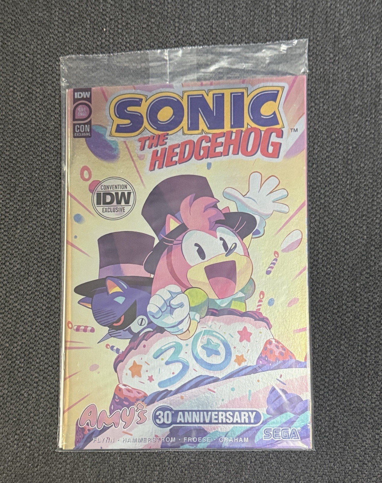 Sonic the Hedgehog Amys 30th Anniversary Special NYCC 2023 Foil Variant NM