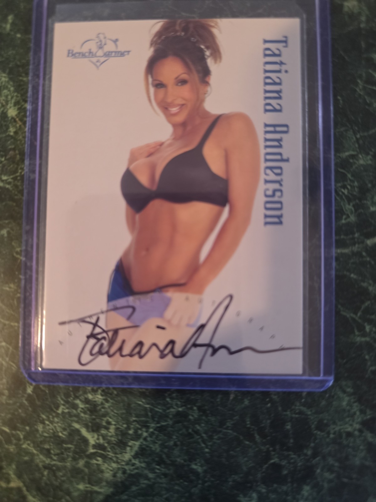 2002 Bench Warmers Tatiana Anderson Auto Autograph