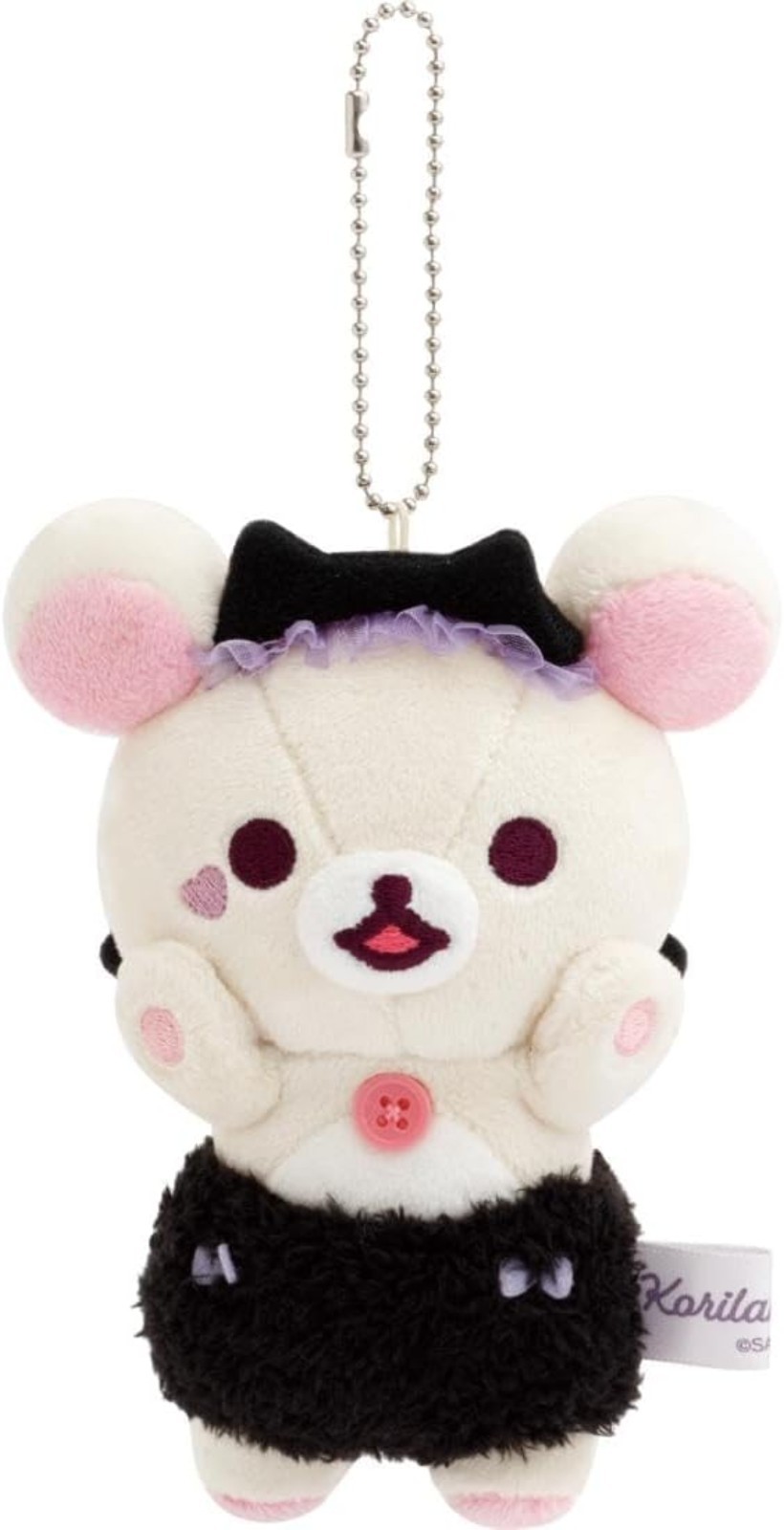 San-X Character Rilakkuma Hanging Plush Keychain – Korilakkuma Little Devil Ver.
