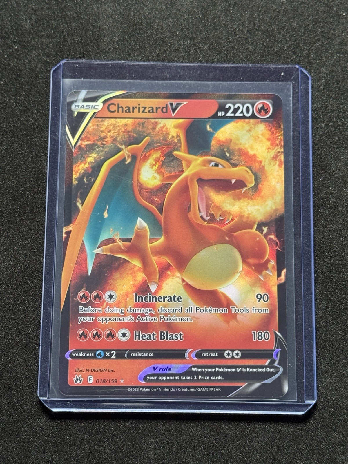 Charizard V 017/172 Swsh09: Brilliant Stars Holo
