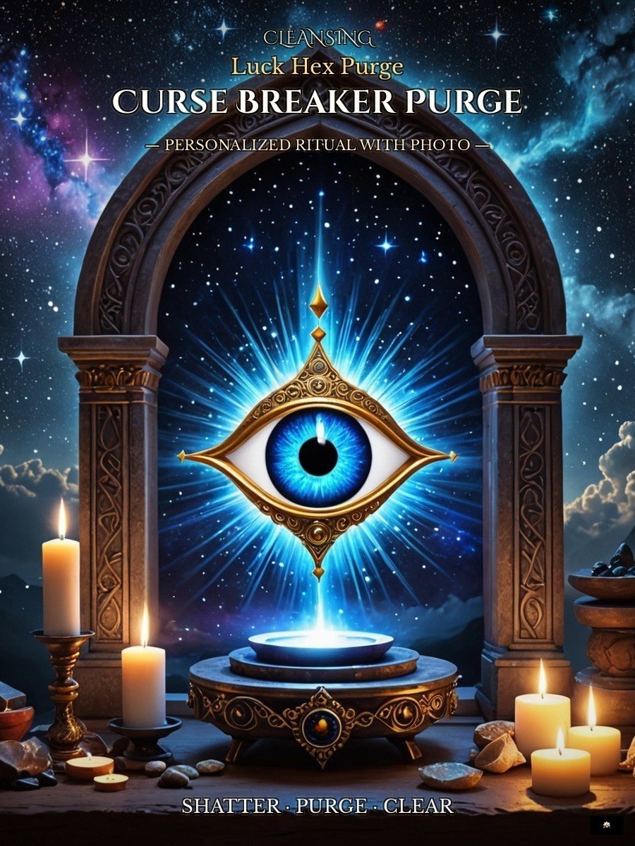 🔮✨ Curse Breaker Bad Luck Purge Spell ~ Custom Ritual Photo
