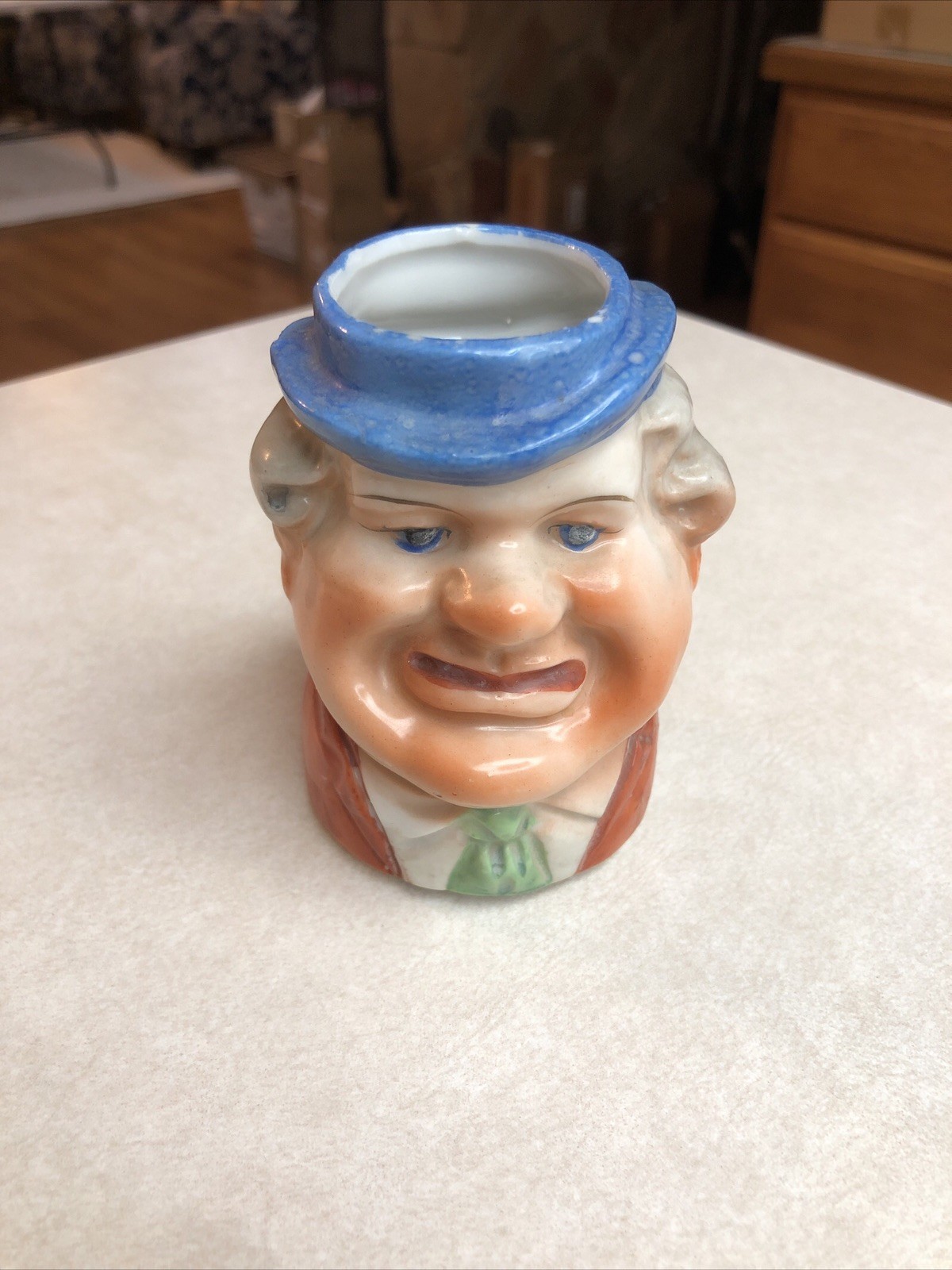Vintage Character Jug Cup Old Man 3 3/4” Japan