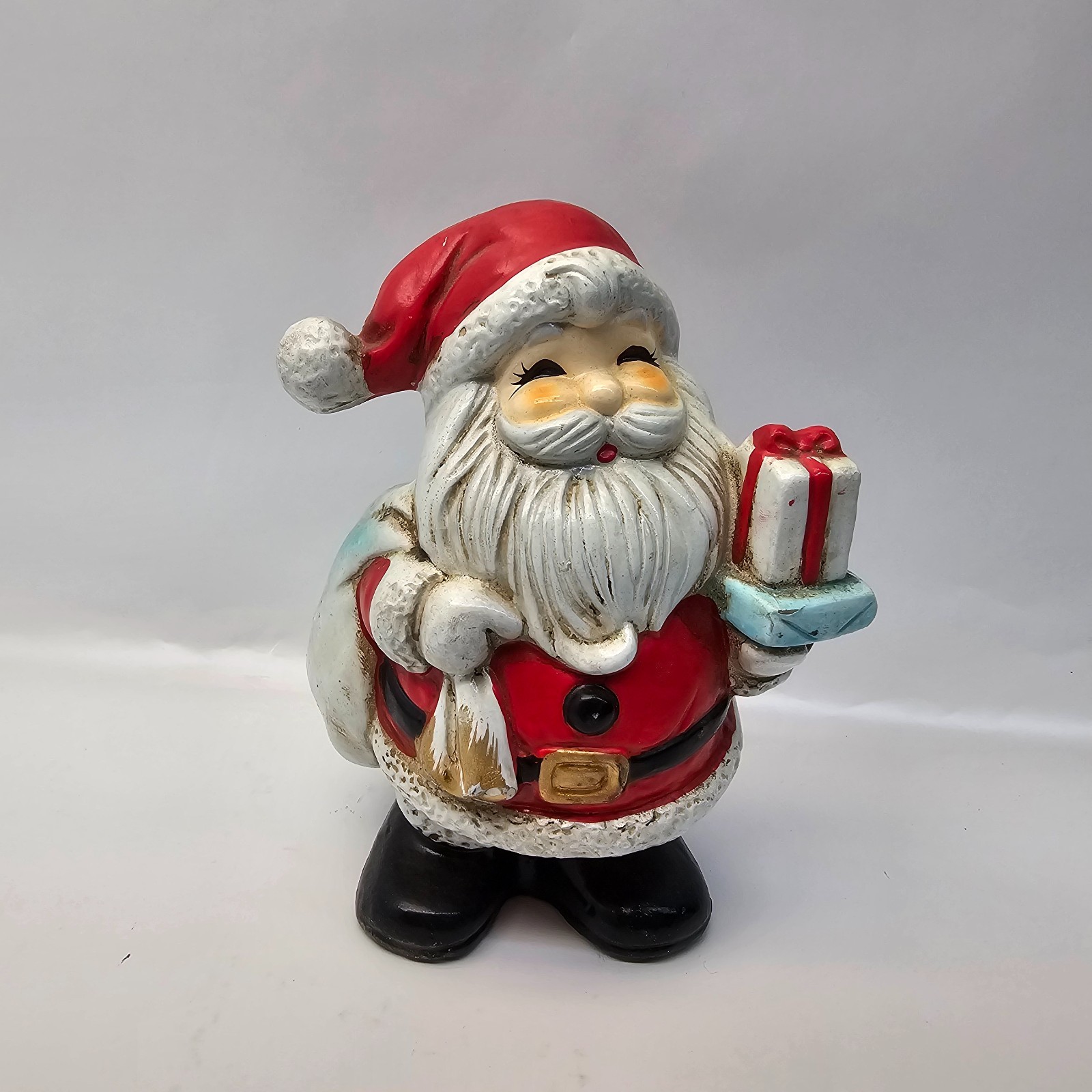 Vntg 1970's  Santa Claus Penny Bank Christmas