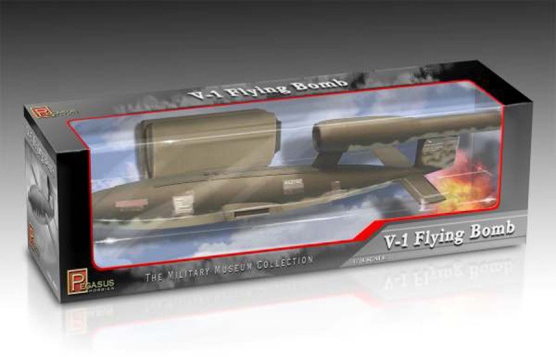 Pegasus Hobby 1/18 V-1 Flying Bomb Fieseler Fi-103 Painted Display Model PH8903