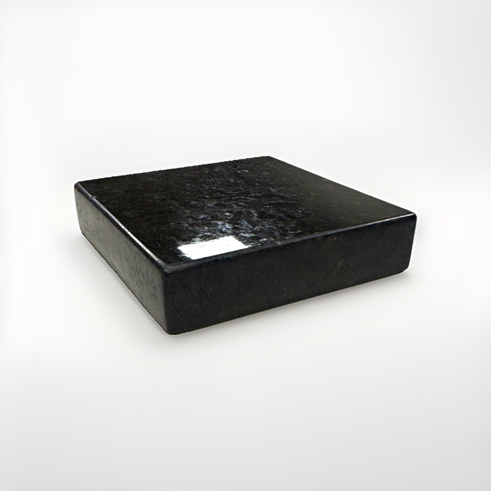 5x5x1 Black Pearl Granite Display Riser Stand Square Pedestal for Models & More