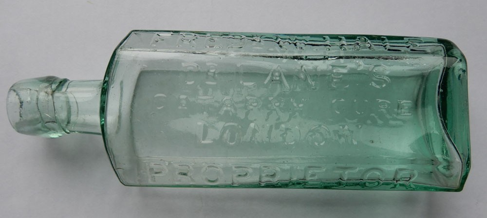 Early Dr Lane\'s Catarrh cure bottle from Fred W Hale London c1880\'s