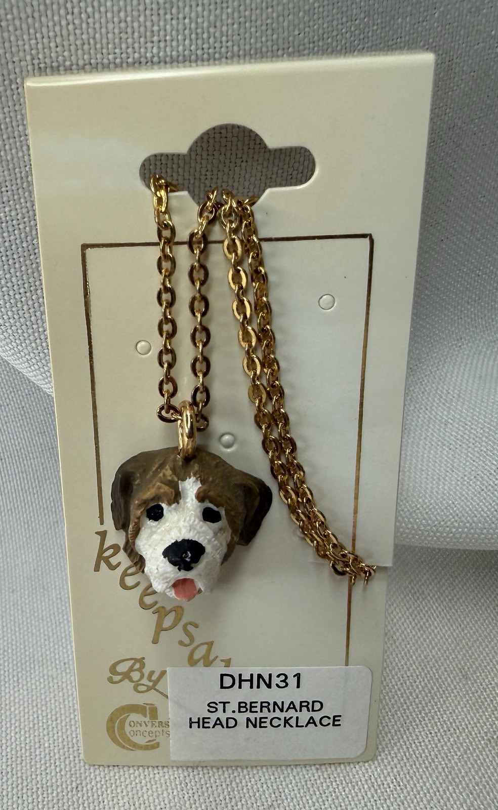 Conversation Concepts St Bernard Dog Head 20