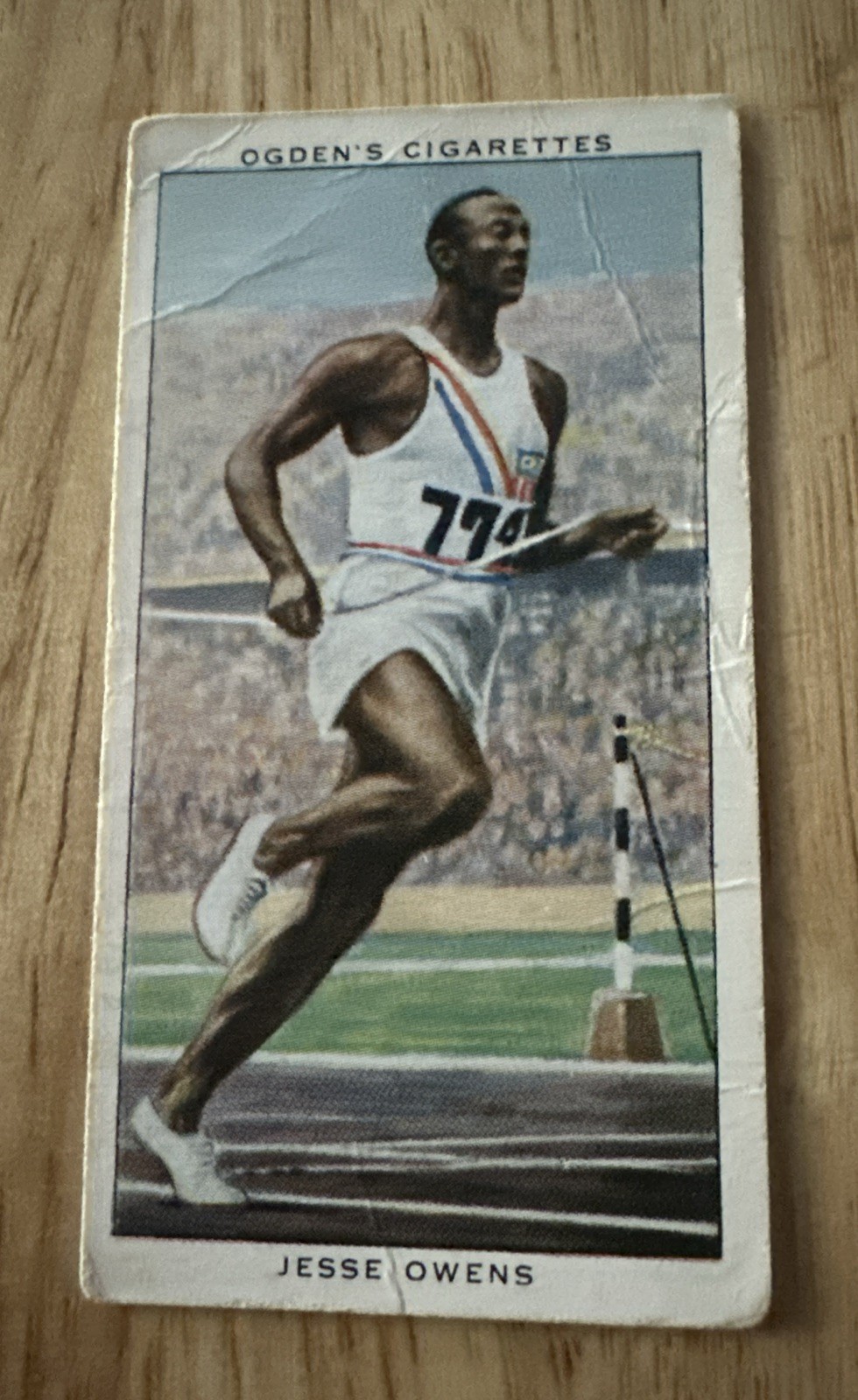 1937 JESSE OWENS Ogden’s Champions of 1936 #3 RC - 1936 Berlin Olympics