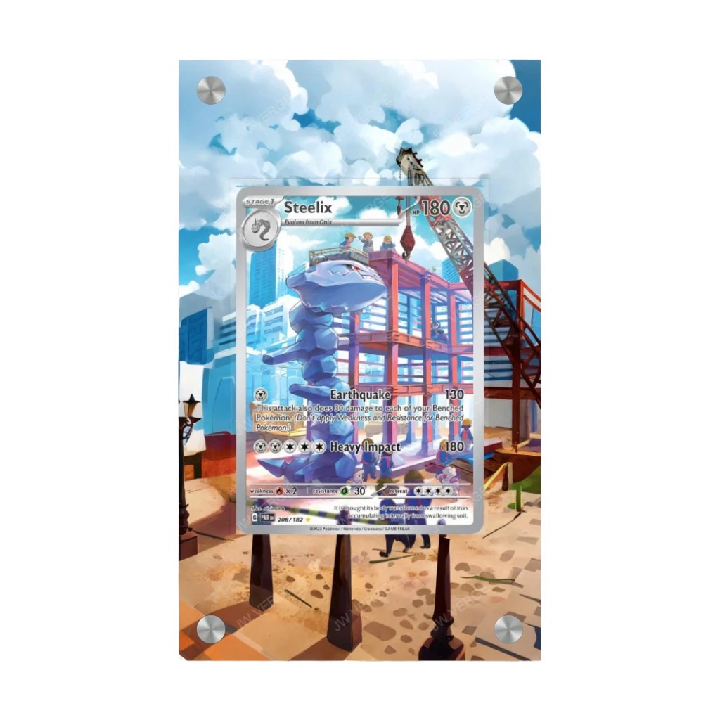 Steelix 208/182 - Exclusive Pokémon Extended Artwork Display Case