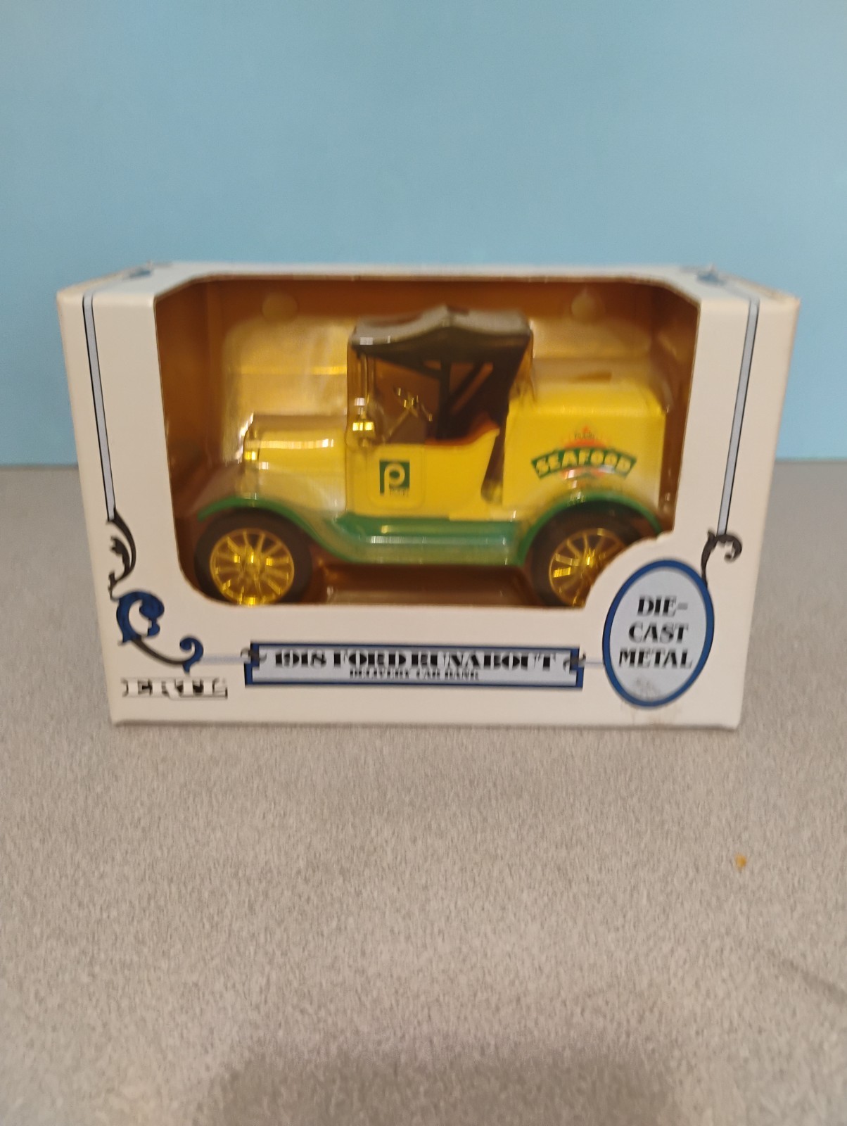 VTG 1988 ERTL 1918 Ford Runabout Delivery Car Bank Die Cast 9777 NEW in Box 📦