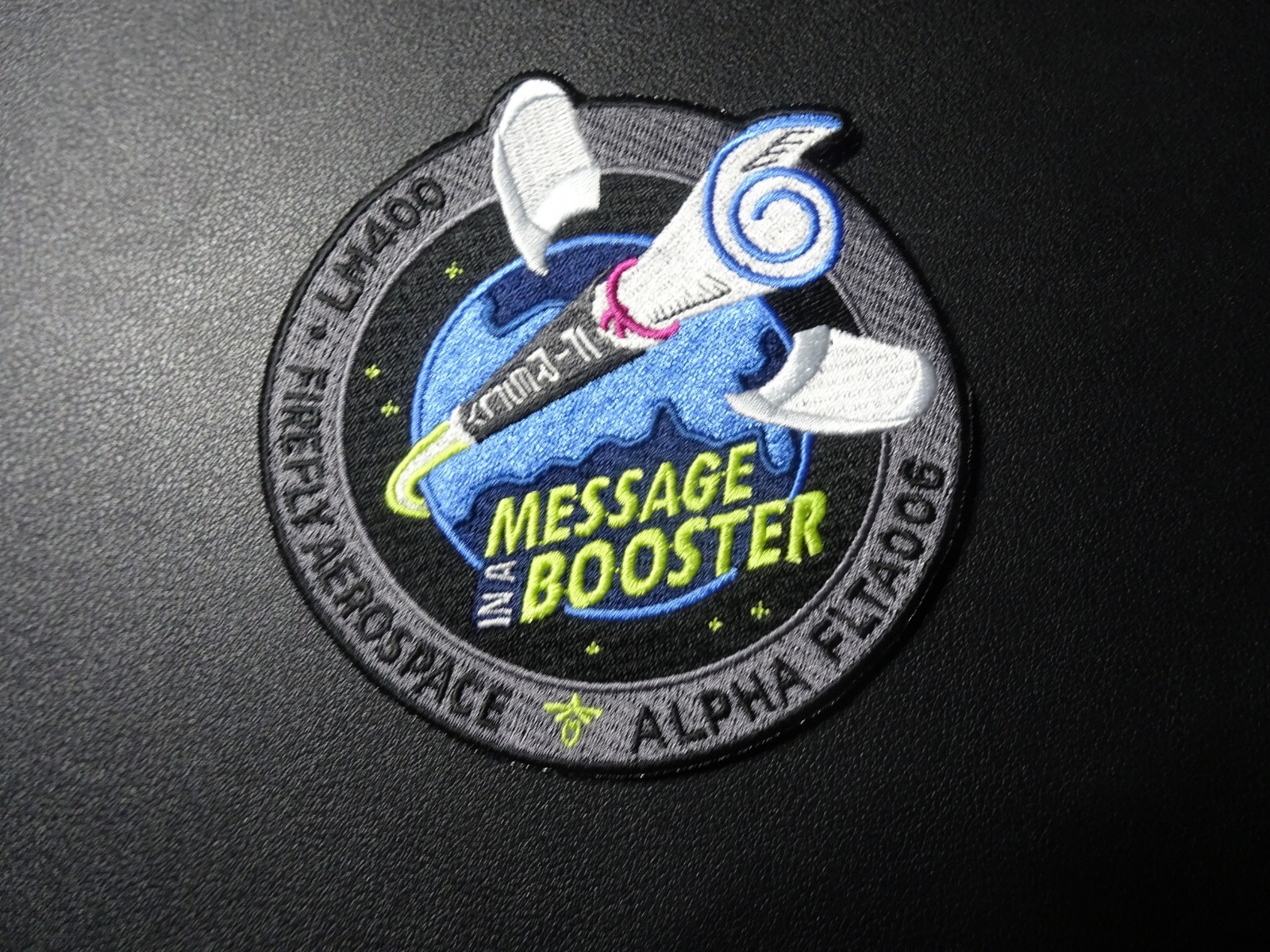 VSFB Firefly Message In a Booster, Alpha FLTA006 Firefly Aerospace LM400