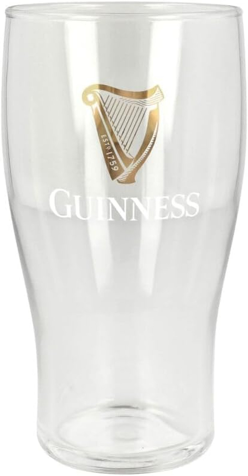 Guinness Pint Glass - 2025 Gold Sparkle Harp - Single Pint
