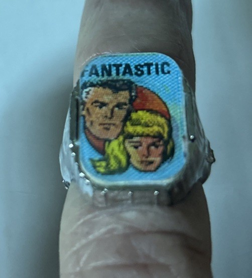 Marvel VTG 1966 FANTASTIC FOUR Vari-Vue Ring-Flicker-Premium-Gumball-Prize