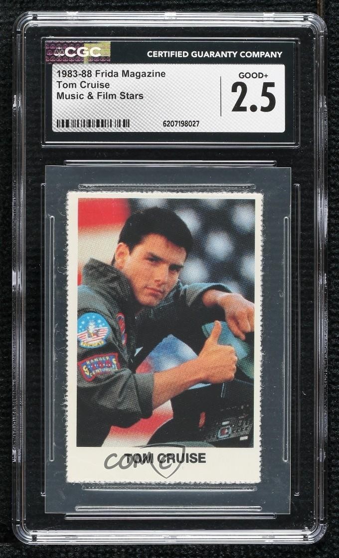 1986 Frida Magazine Inserts Tom Cruise CGC 2.5 2xw