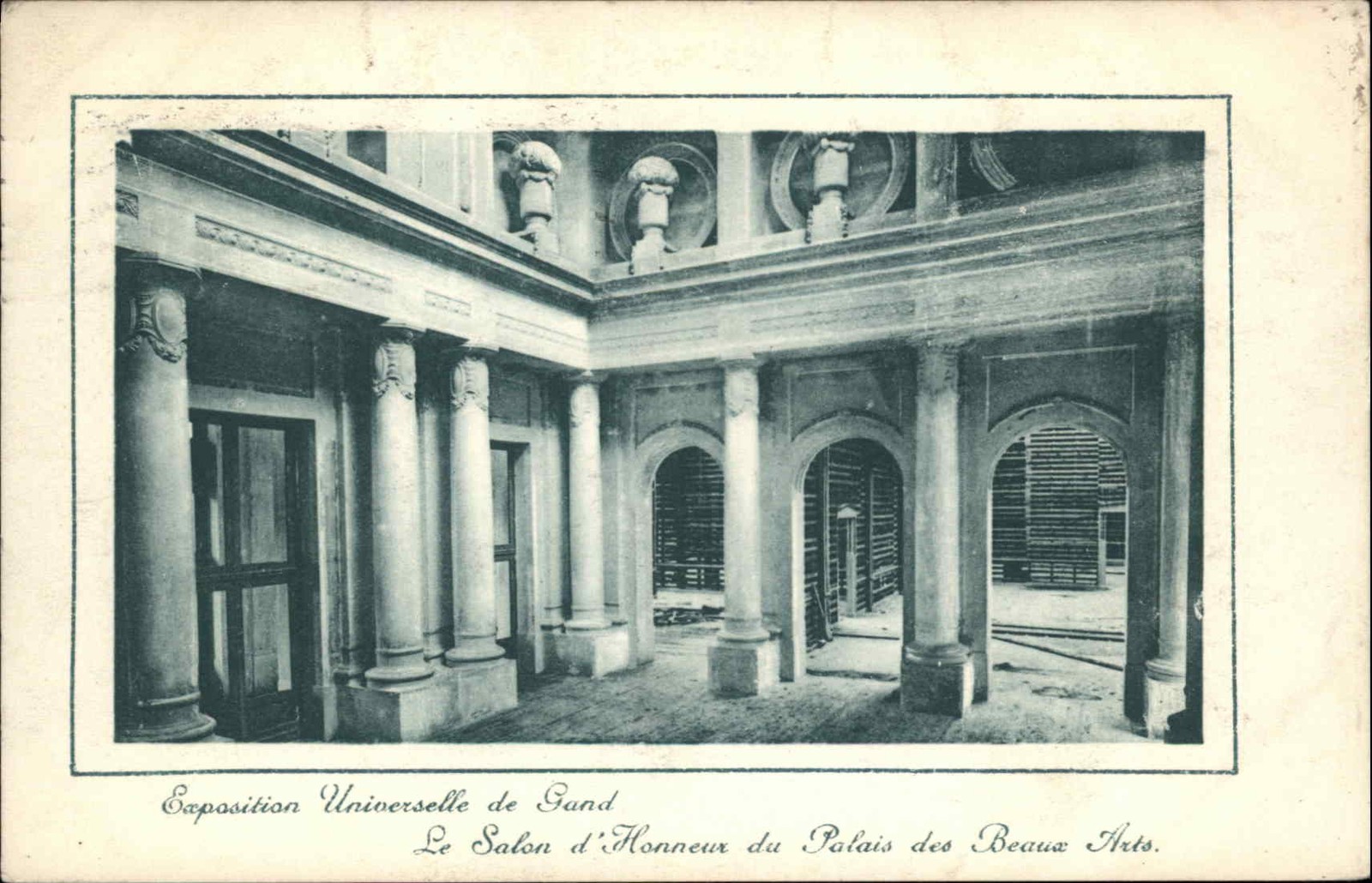GAND BELGIUM Exposition Universelle de Gand LE SALON D'Honneux Postcard