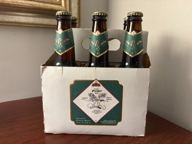 Vintage 1995 Point Special Beer 6-Pack - Turdy Point Buck Memorabilia Container